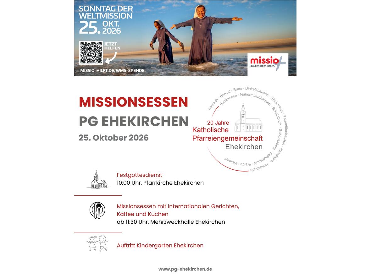 Missionsessen Ehekirchen 2026