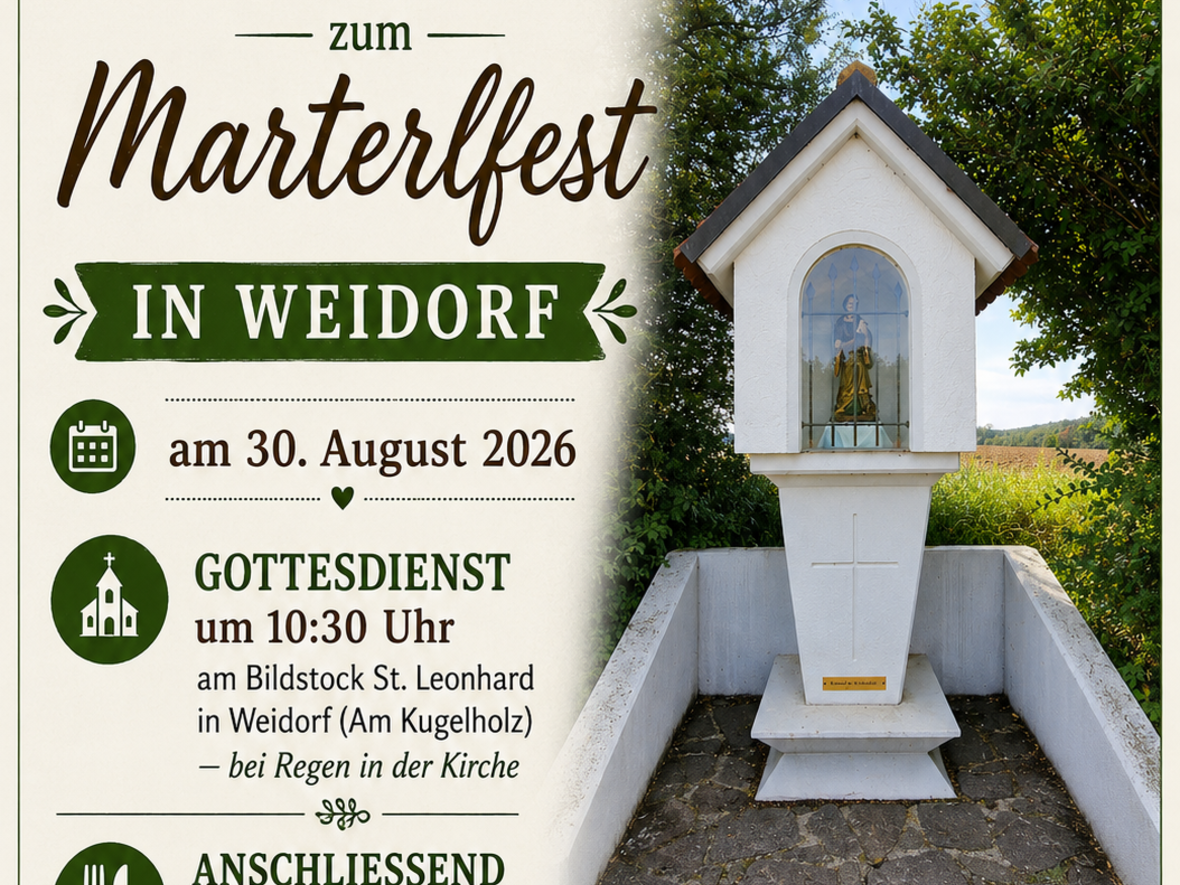 Einladung Marterlfest 2026